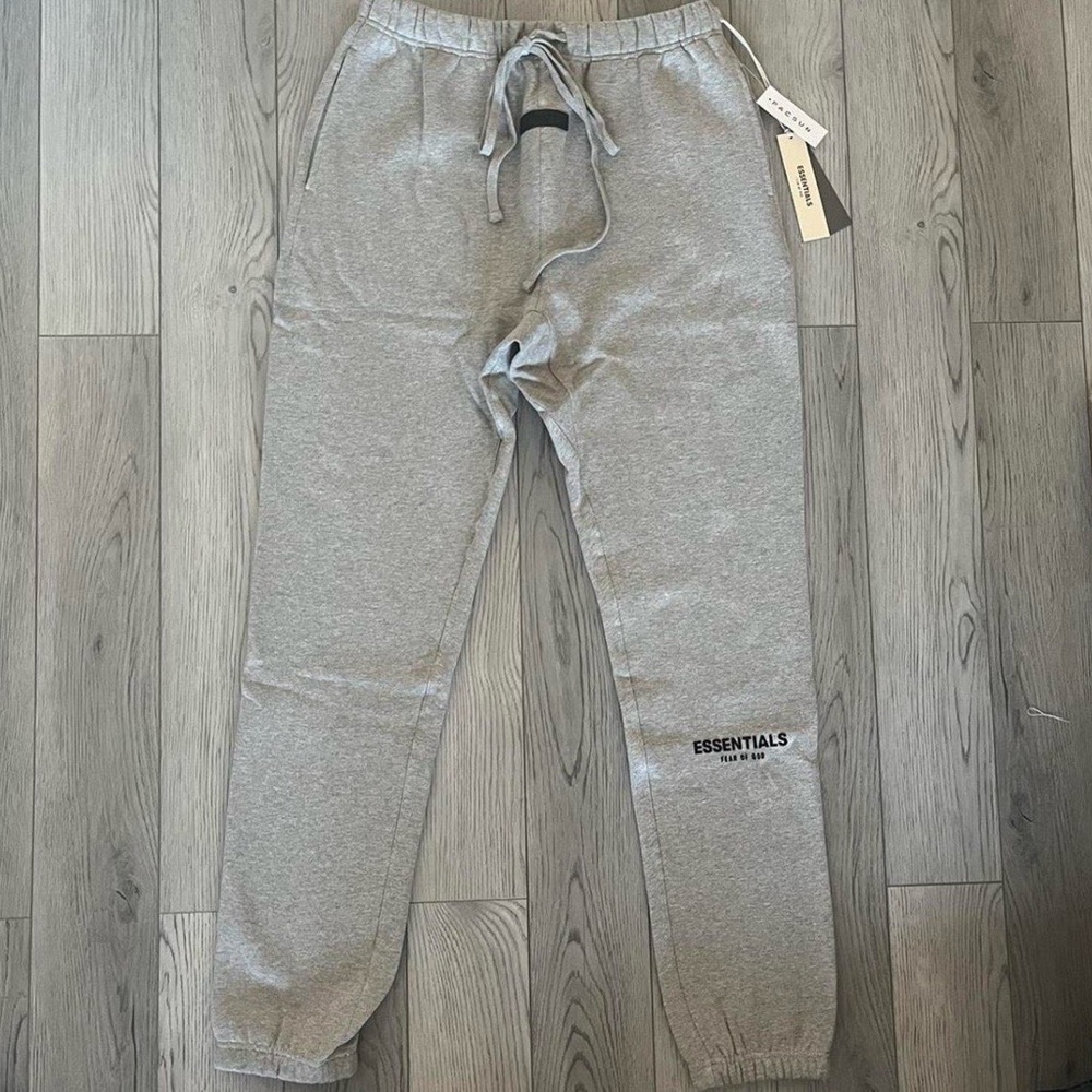 Brand New Authentic Men’s Dark Oatmeal Fear of God Sweatpants
